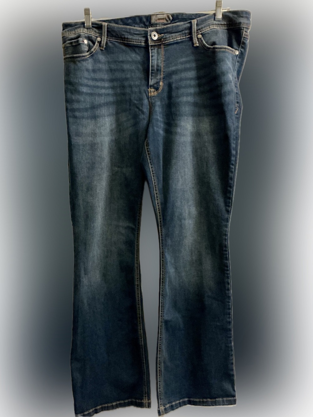 Torrid Luxe Slim Boot Jeans Size 20R Dark Wash Stretch Denim Y2K